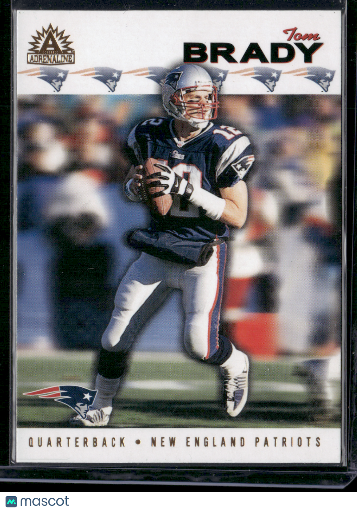 2002 Adrenaline TOM BRADY #163 (EX)