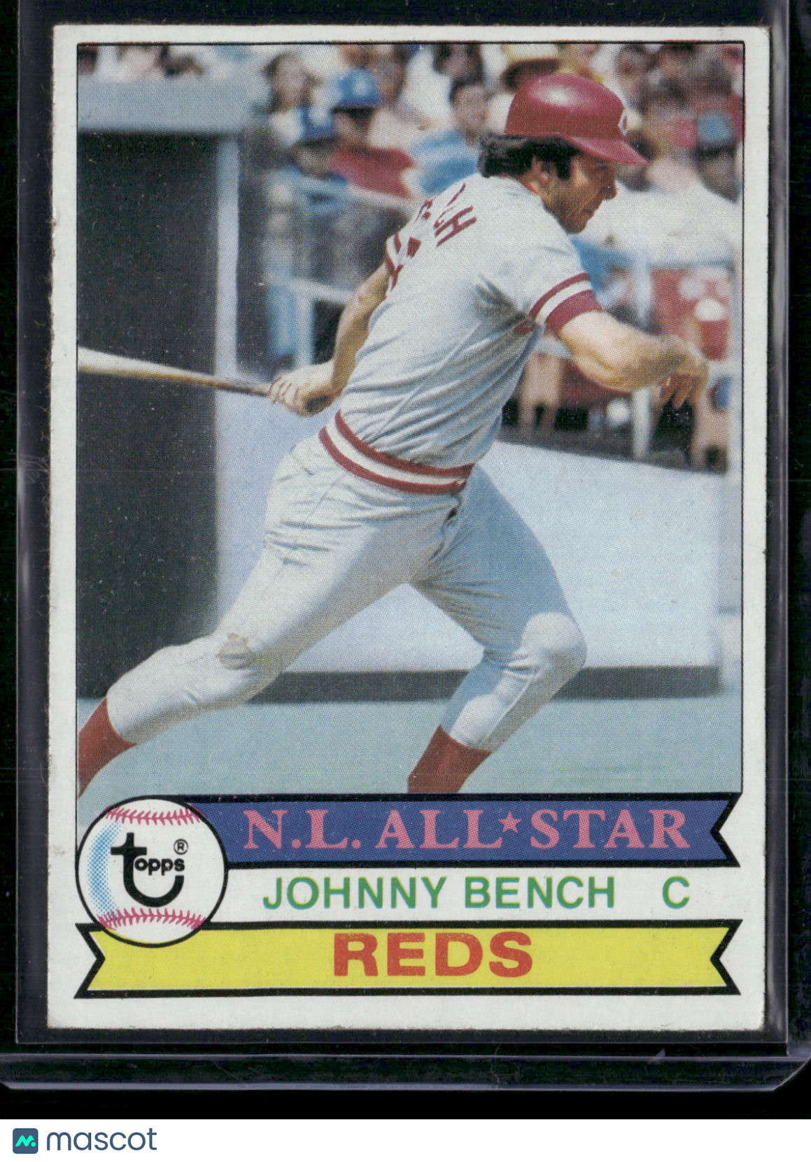 1979 Topps JOHNNY BENCH #200 Small stain on Back (EX)