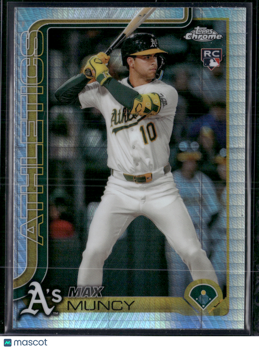 2025 Topps Chrome MAX MUNCY #221 Geometric Refractor Rookie RC