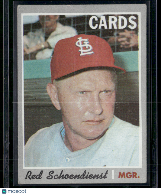 1970 Topps RED SCHOENDIENST #346