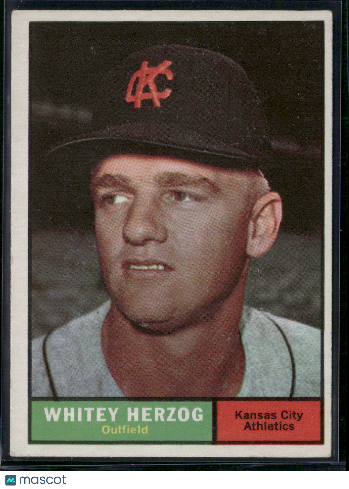 1961 Topps WHITEY HERZOG #106 (VG-EX)