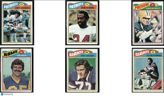 1977 Topps 6 ~ CARDLOT Andy Johnson/Clyde Powers (VG)