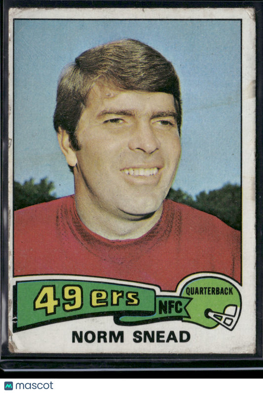 1975 Topps NORM SNEAD #275 (Poor - Pinhole)