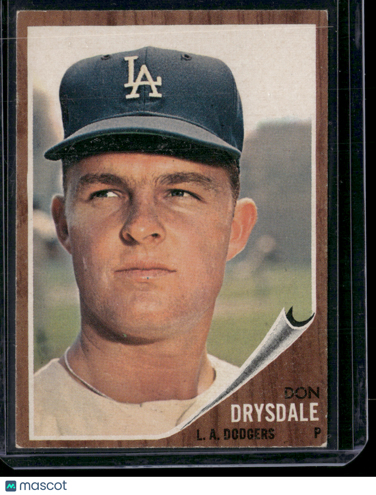 1962 Topps DON DRYSDALE #340 (VG/EX-EX)