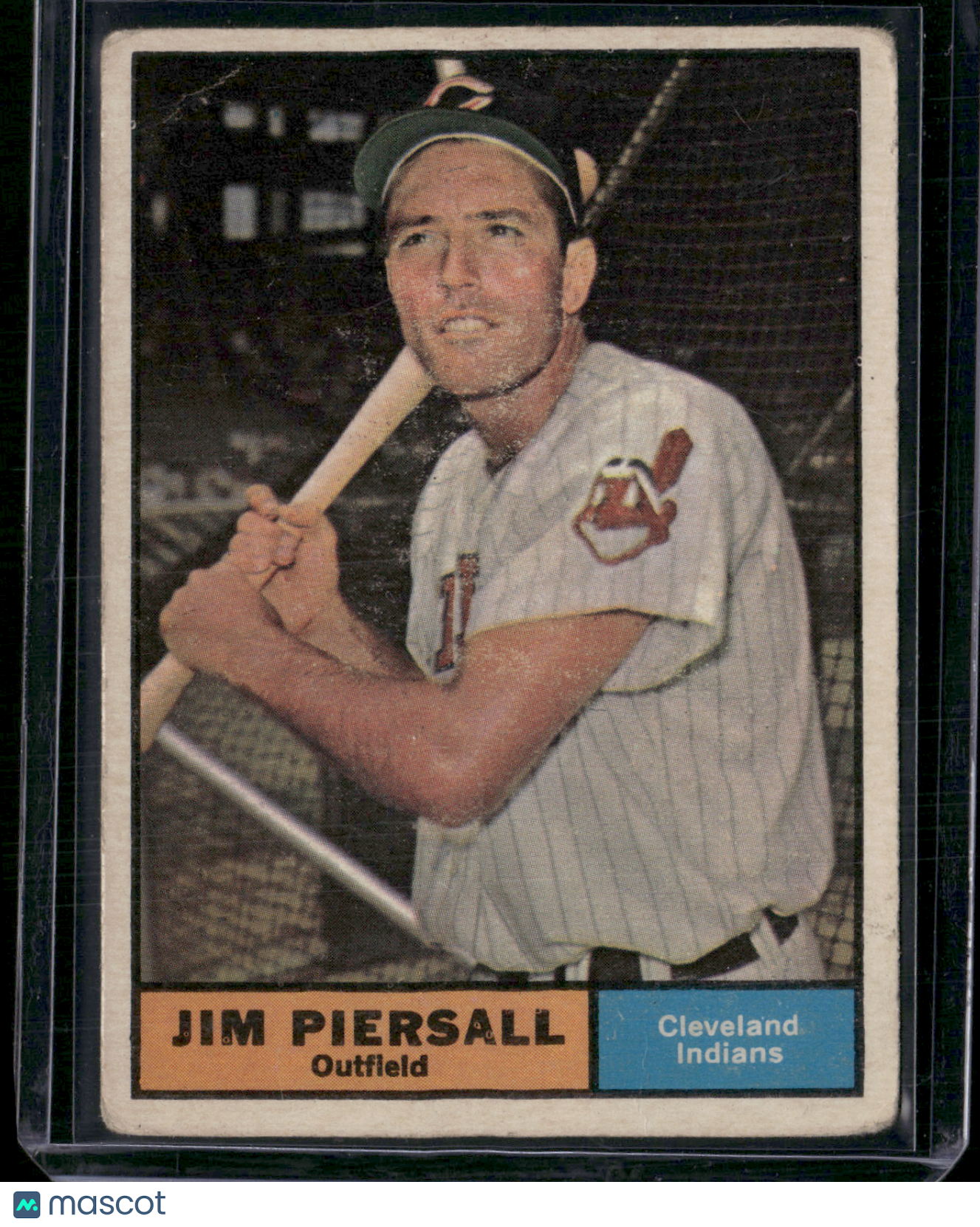 1961 Topps JIM PIERSALL #345 Toning (VG)