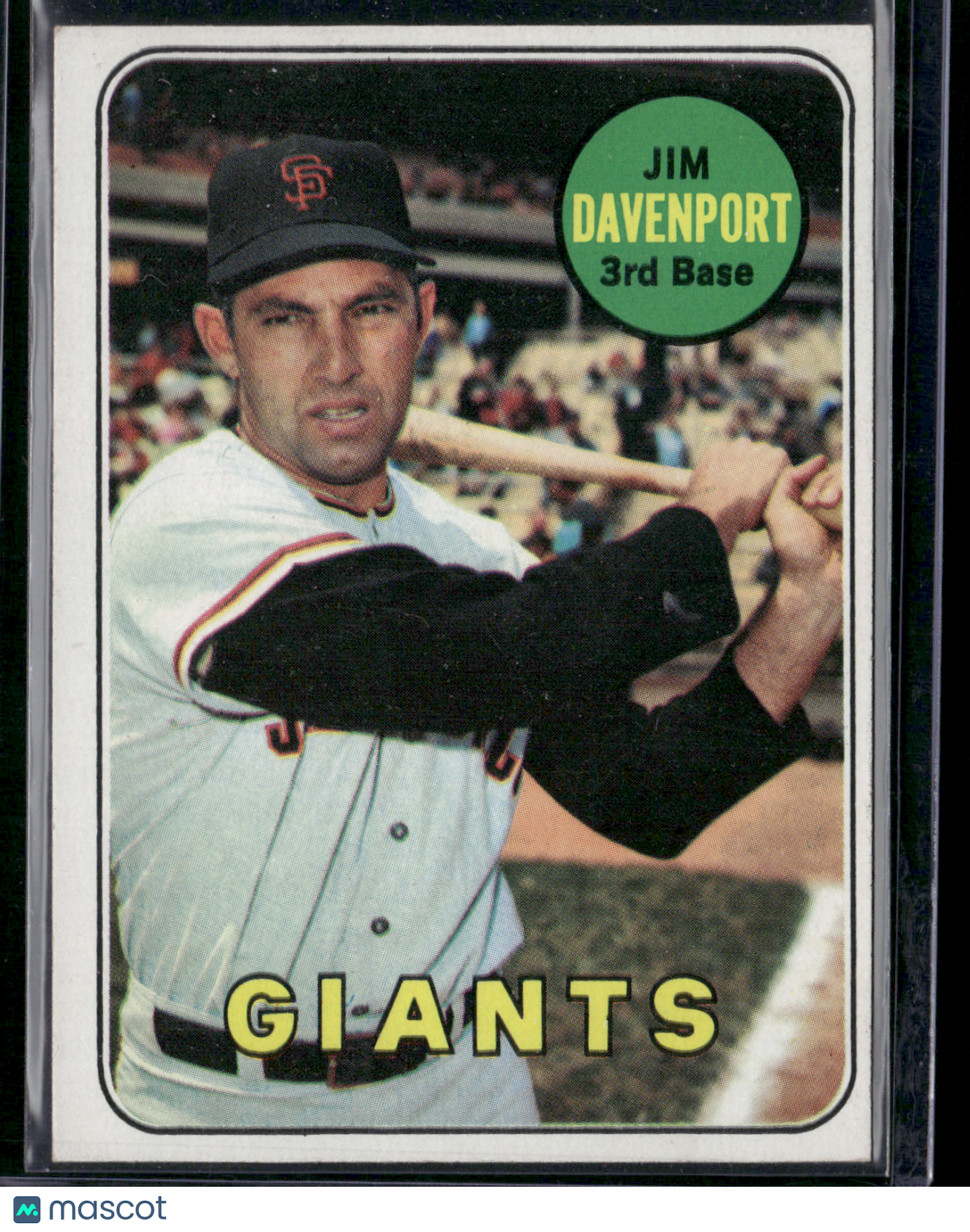 1969 Topps JIM DAVENPORT #102 (VG-EX)