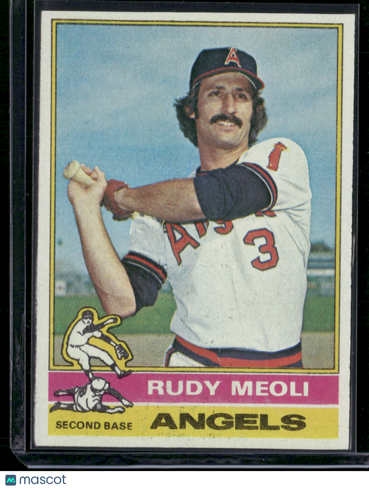 1976 Topps RUDY MEOLI #254 (VG-EX)