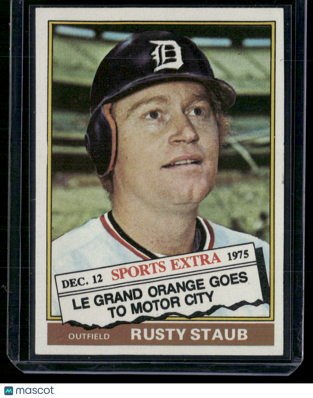 1976 Topps RUSTY STAUB #120T Edge Ding (EX)