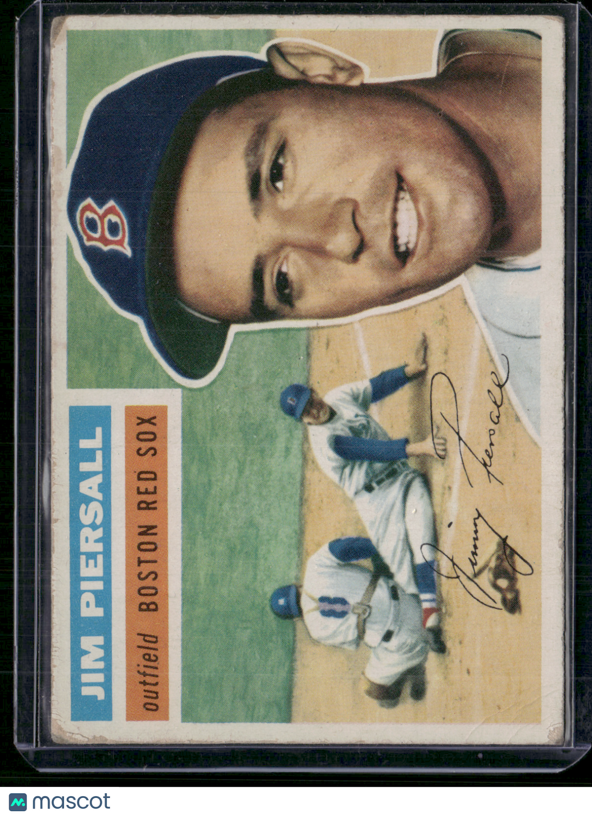 1956 Topps JIM PIERSALL #143 Wrinkles (VG)
