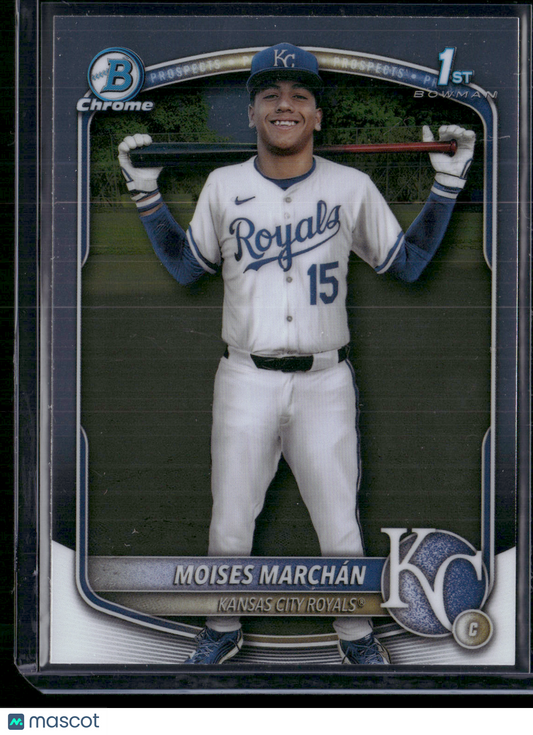 2025 Bowman Chrome MOISES MARCHAN #BCP-242 Chrome 1st Bowman