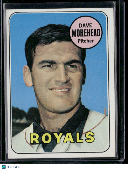 1969 Topps DAVE MOREHEAD #29 (VG-EX)
