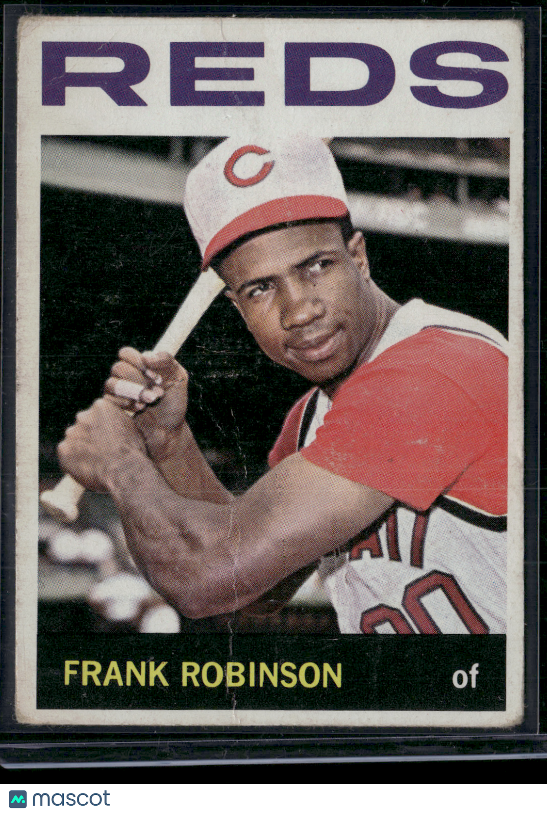 1964 Topps FRANK ROBINSON #260 Staining on Back Wrinkles (Good)