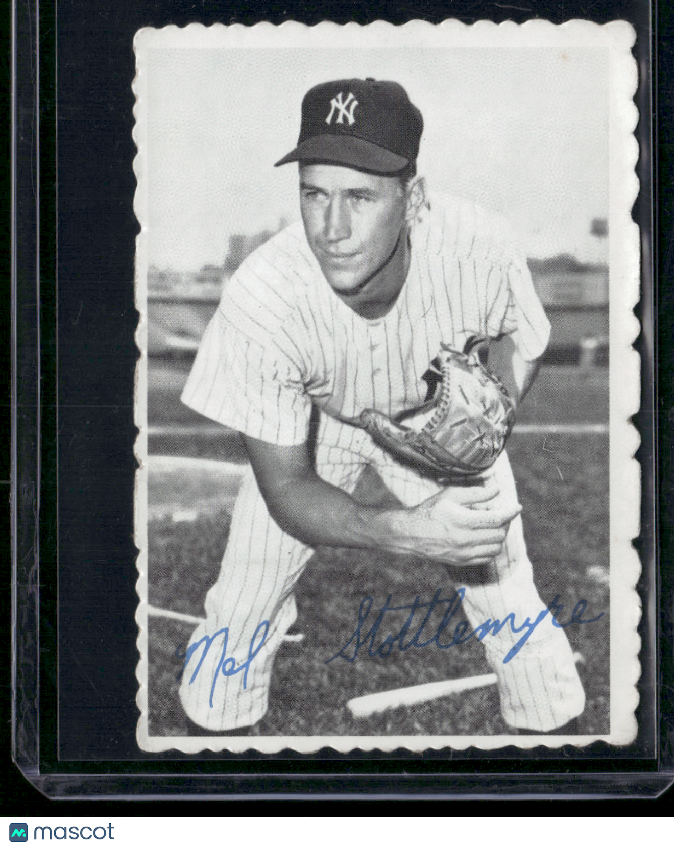 1969 Deckle MEL STOTTLEMYRE #13 Crease (Good)