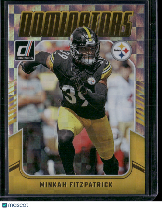2024 Donruss Football MINKAH FITZPATRICK #10 Holofoil Dominators