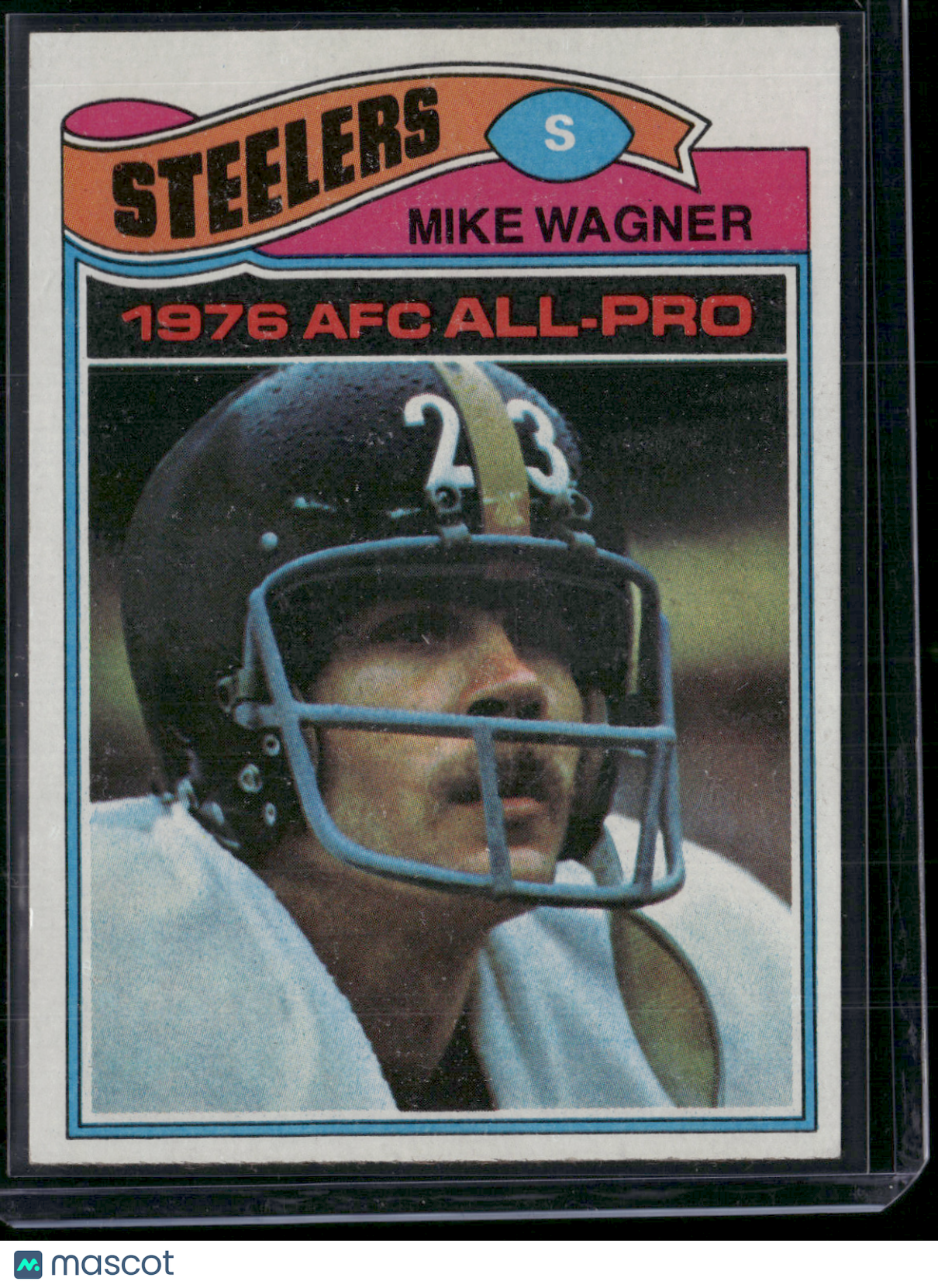 1977 Topps MIKE WAGNER #60 Wax Stains (EX)