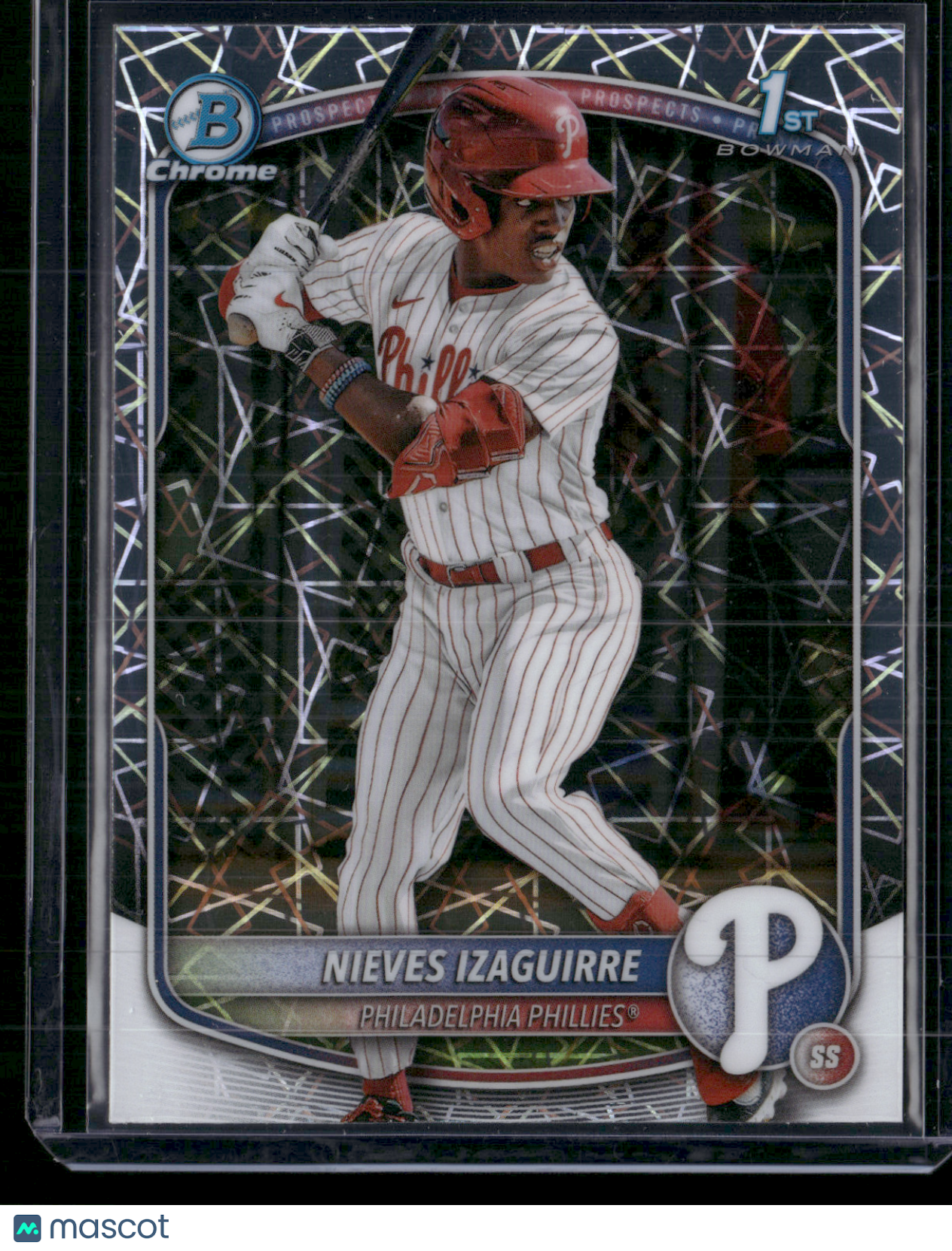 2025 Bowman Chrome NIEVES IZAGUIRRE #BCP-232 1st Bowman Geometric
