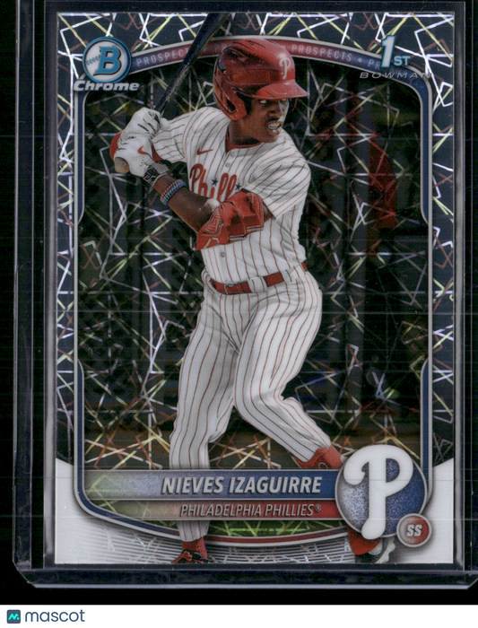 2025 Bowman Chrome NIEVES IZAGUIRRE #BCP-232 1st Bowman Geometric
