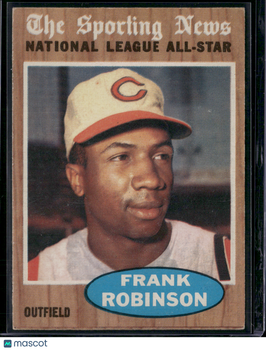 1962 Topps FRANK ROBINSON #396 NL ALL STAR