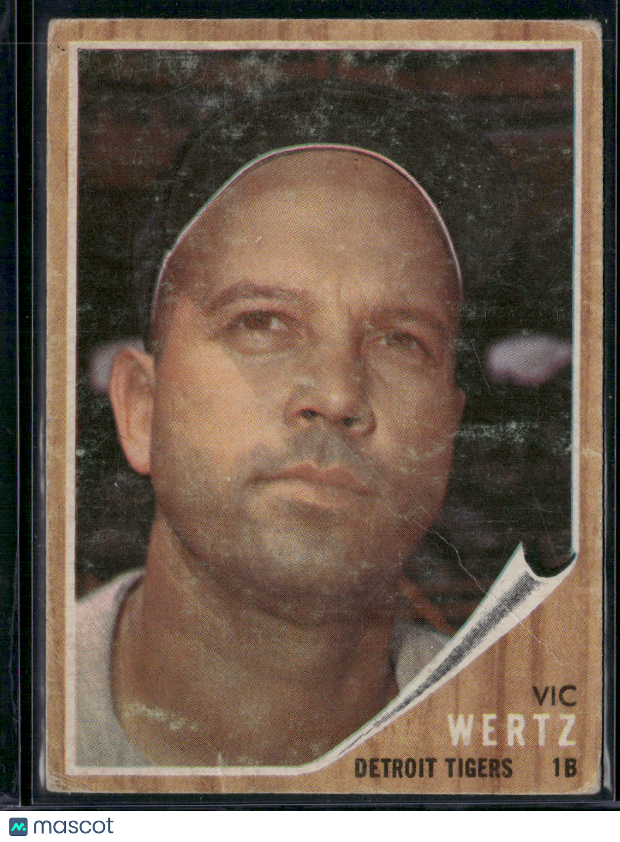 1962 Topps VIC WERTZ #481