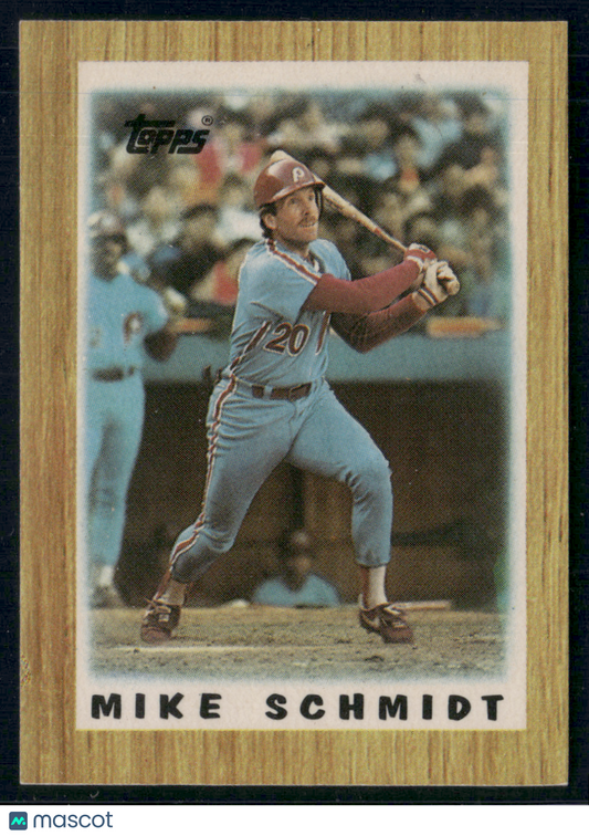 1987 Topps Mini MIKE SCHMIDT #30 (NM)