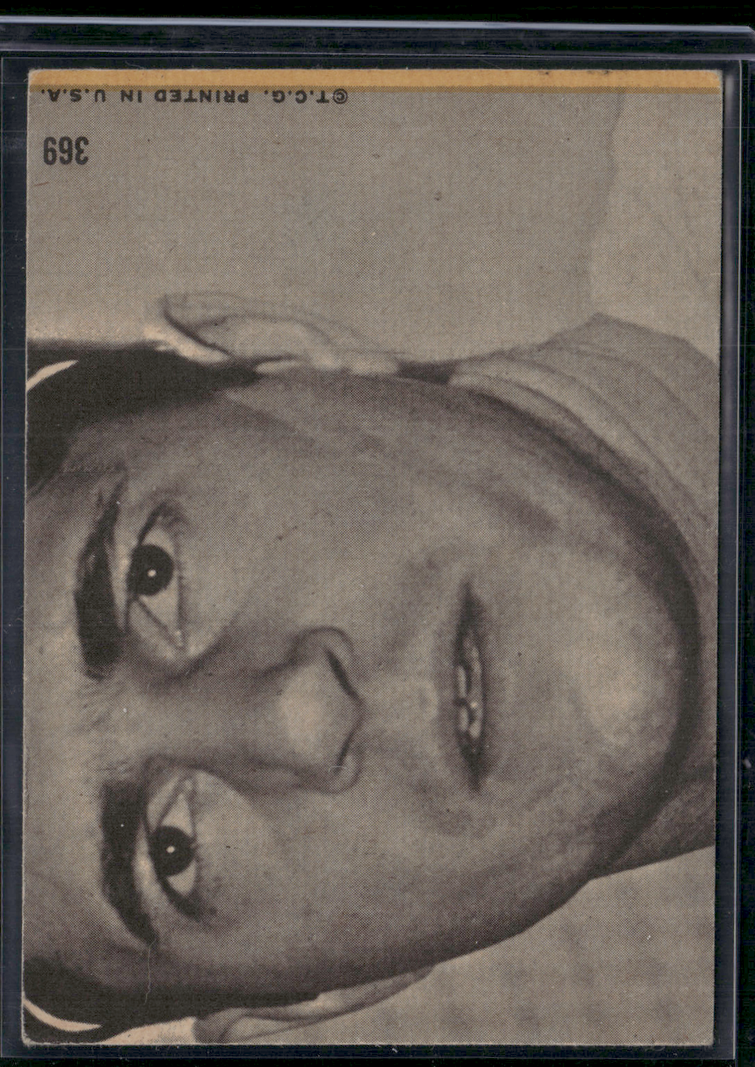 1968 Topps CARL YASTRZEMSKI #369 All Star Print Line Light Wrinkle (VG)