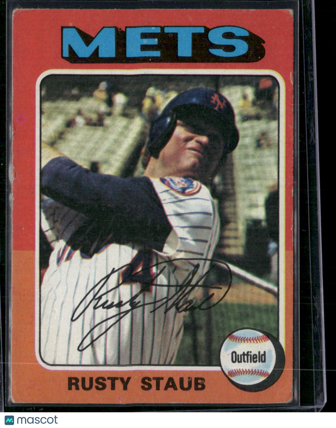 1975 Topps RUSTY STAUB #90 Slight Edge Chipping (VG-VG/EX)