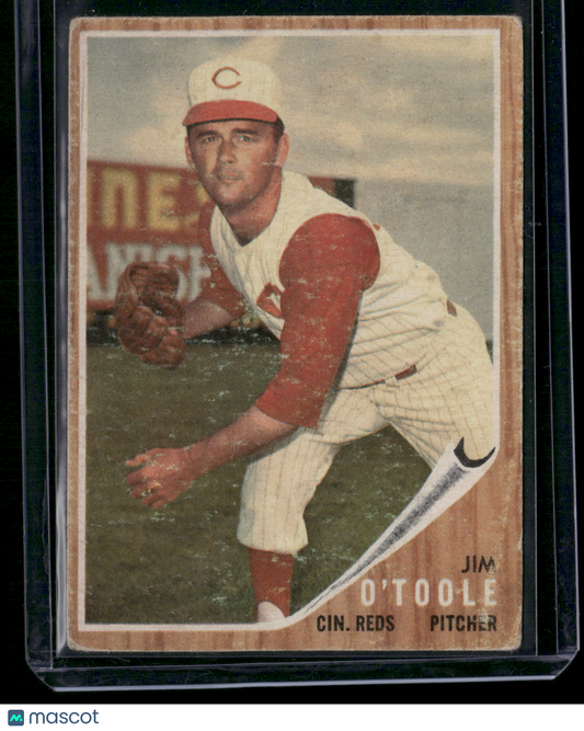 1962 Topps JIM O'TOOLE #450