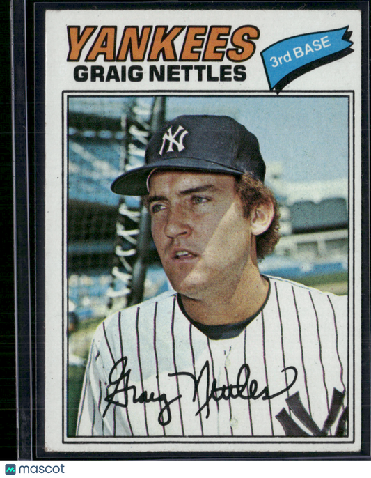 1977 Topps CRAIG NETTLES #20 (EX)