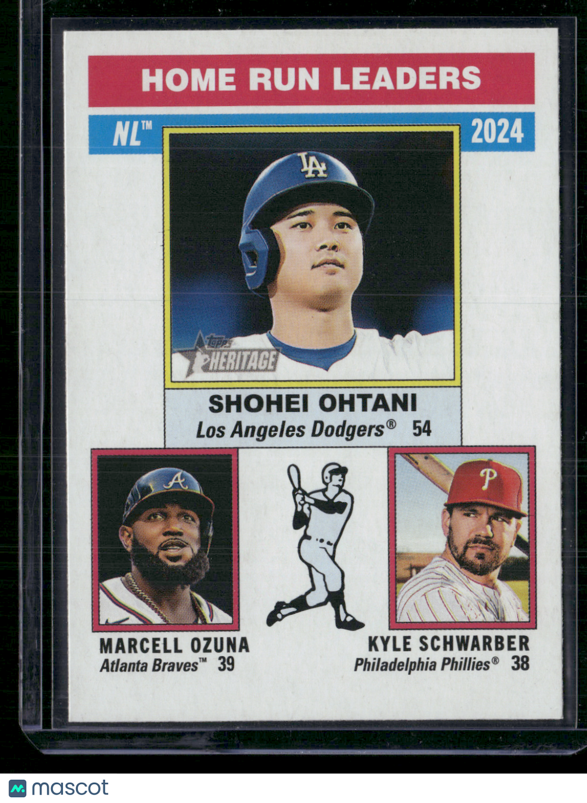 2025 Heritage SHOHEI OHTANI/MARCELL OZUNA/SCHWARBER #193 2024 NL HR Leaders (NM)