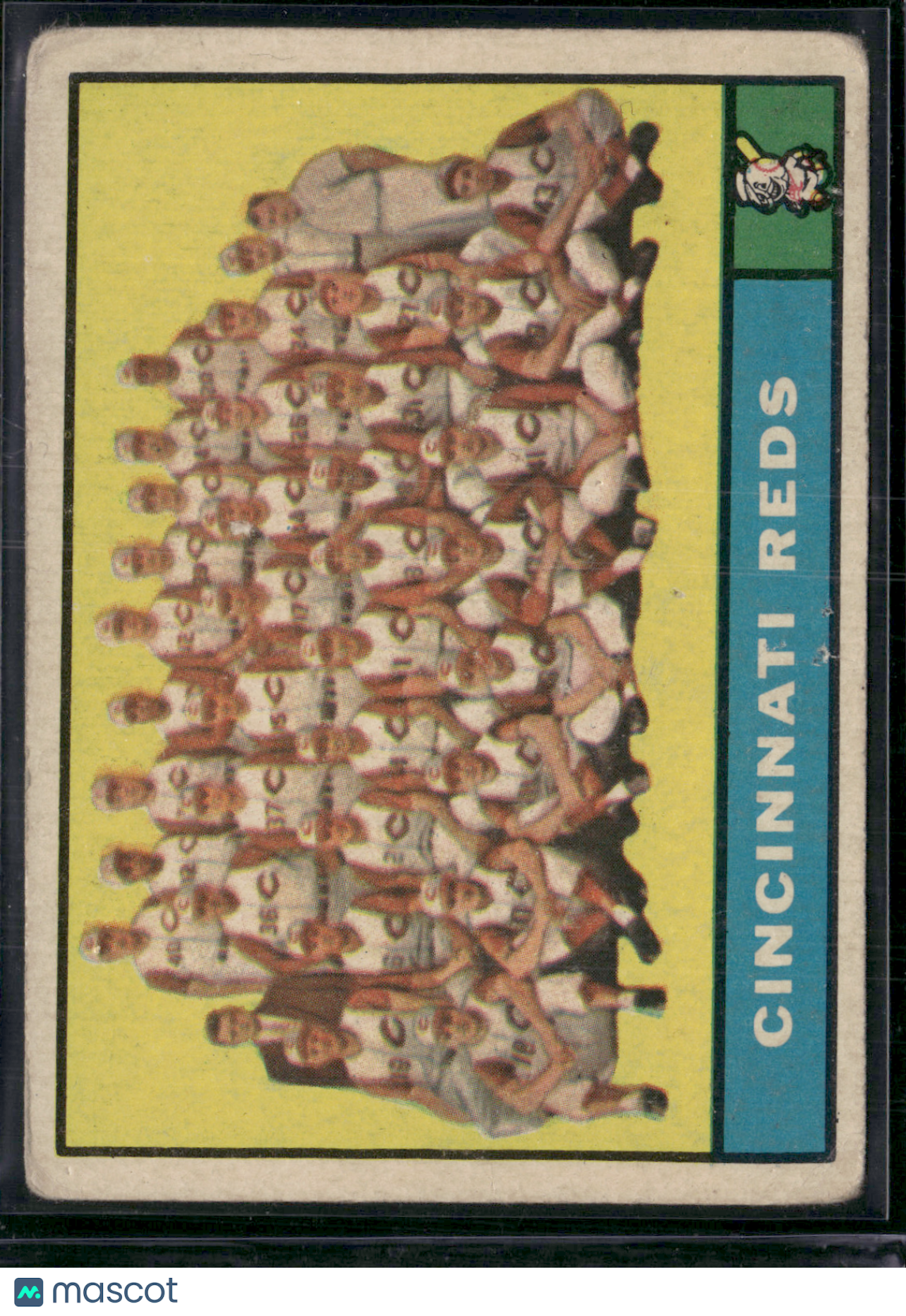 1961 Topps CINCINNATI REDS #249 Light Wrinkle (VG)
