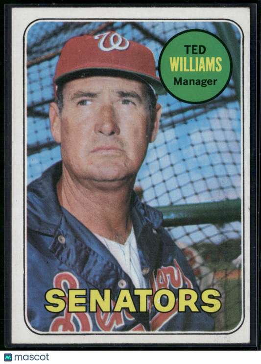 1969 Topps TED WILLIAMS #650