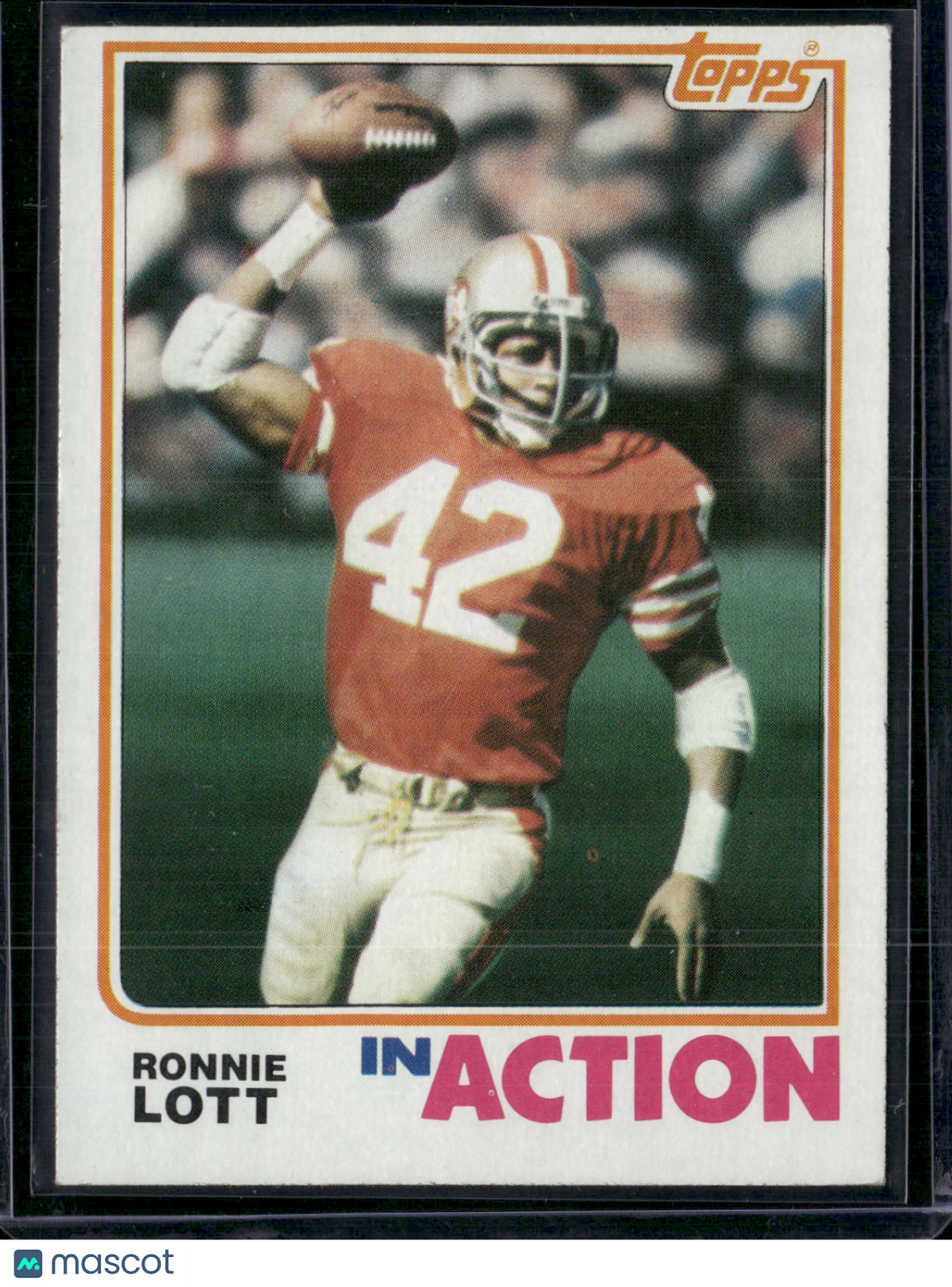 1982 Topps RONNIE LOTT #487 In Action (EX/MT)