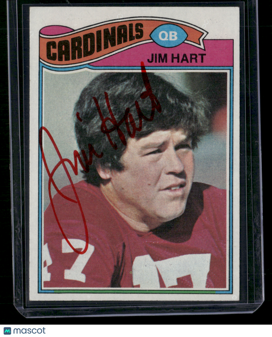 1977 Topps JIM HART #485 Autographed Auto not authenticated (VG/EX)
