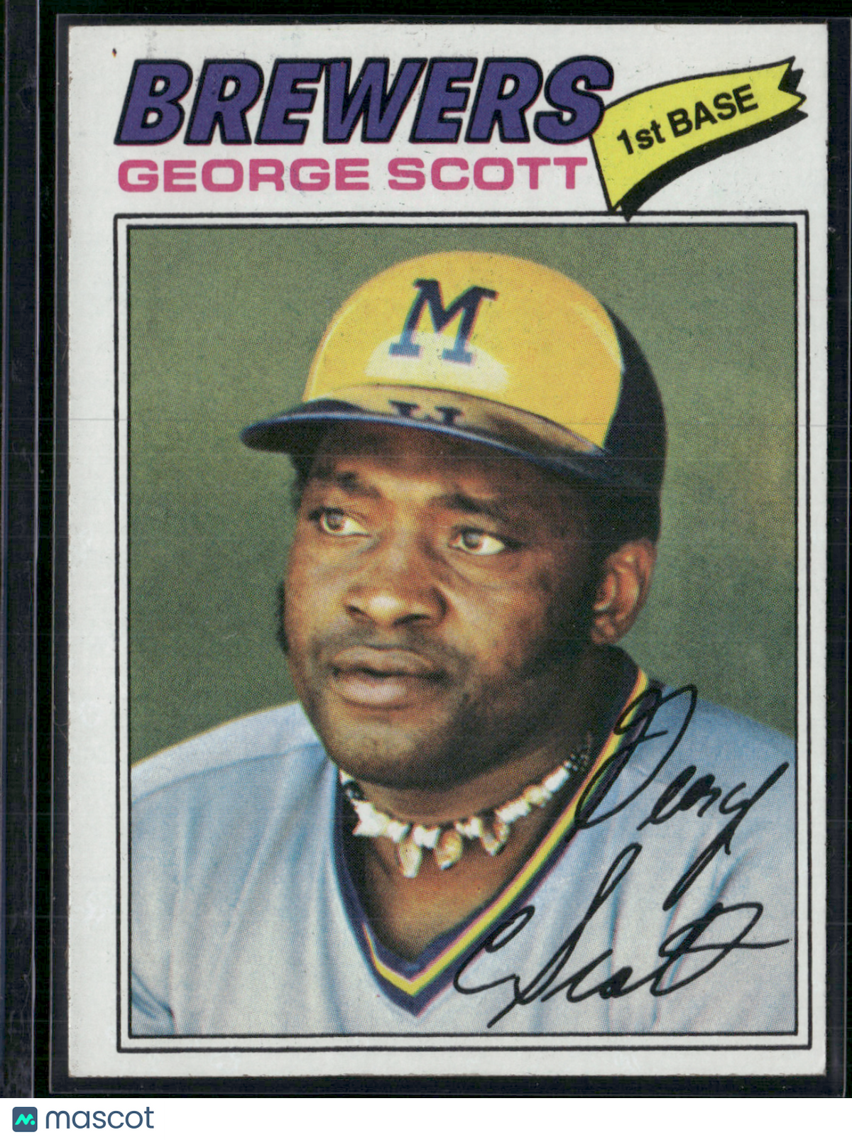 1977 Topps GEORGE SCOTT #255 (EX/MT)