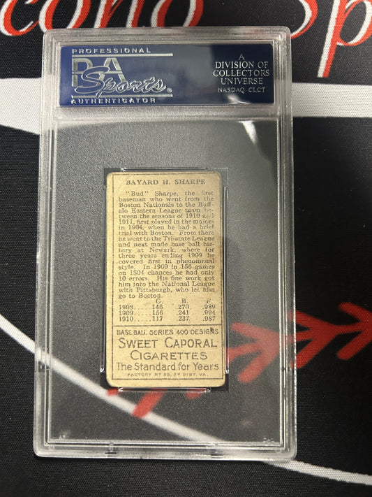 1911 T205 Gold Border B. H. SHARPE PSA 1