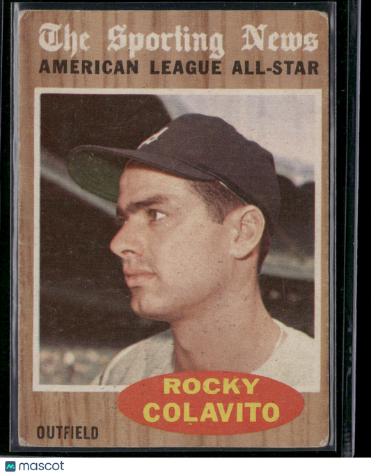 1962 Topps ROCKY COLAVITO #472 ALL Star (Good)