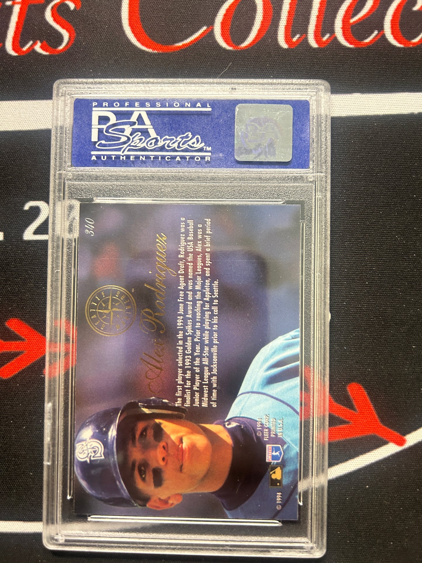 1994 Flair Alex Rodriguez #340 PSA 9
