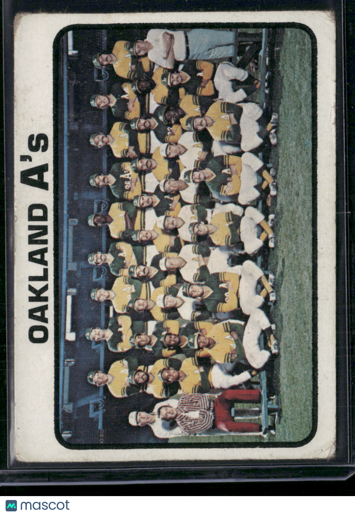 1973 Topps OAKLAND A'S #500 (VG)