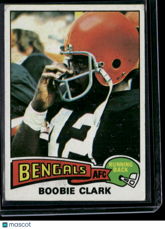 1975 Topps BOOBIE CLARK #491 Color loss on front