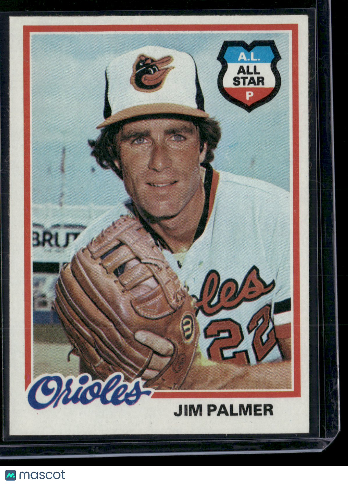 1978 Topps JIM PALMER #160 (EX-EX/MT)