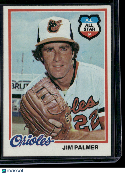 1978 Topps JIM PALMER #160 (EX-EX/MT)