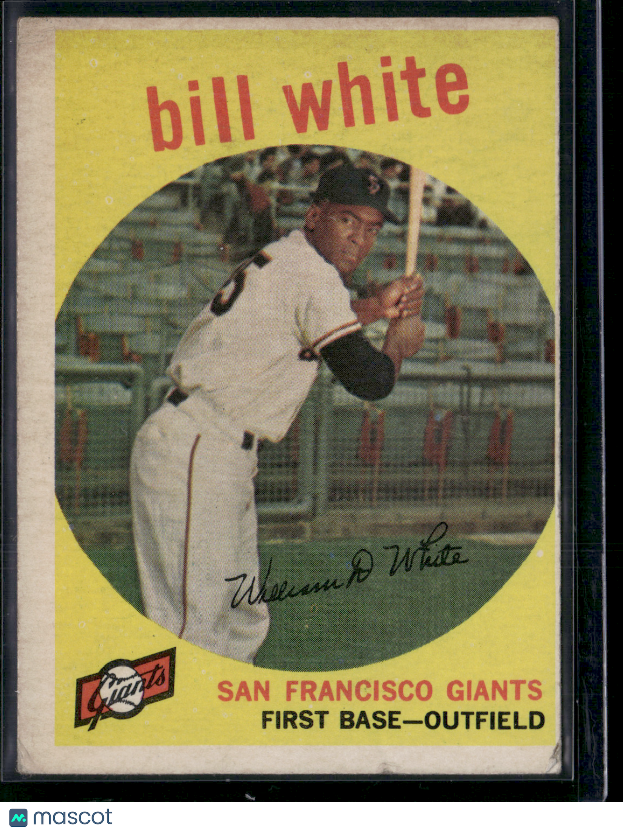 1959 Topps BILL WHITE #359