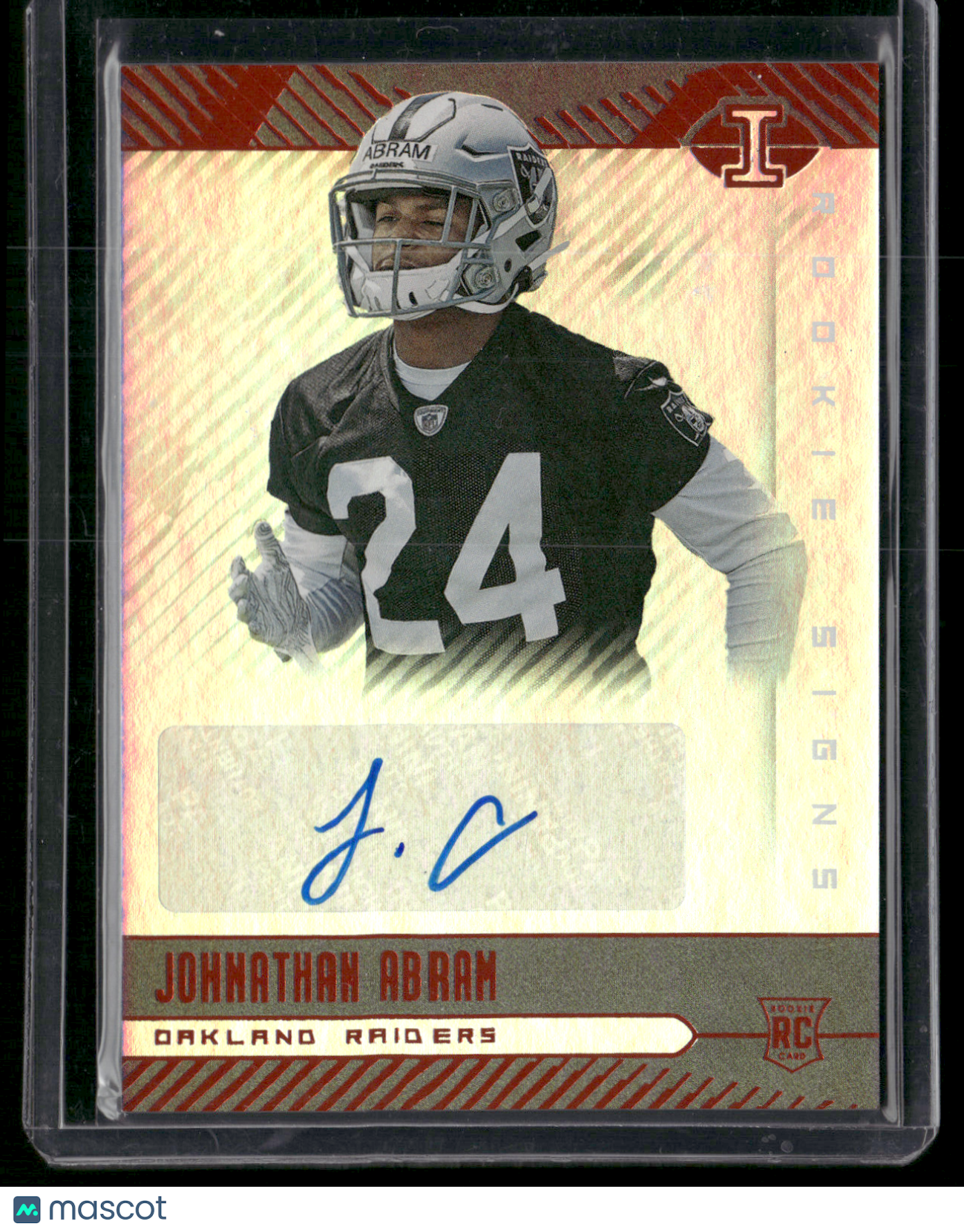 2019 Illusions JOHNATHAN ABRAM RC #RS-JOA Auto