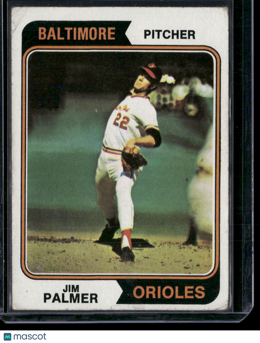1974 Topps JIM PALMER #40 Light Wrinkle (VG)