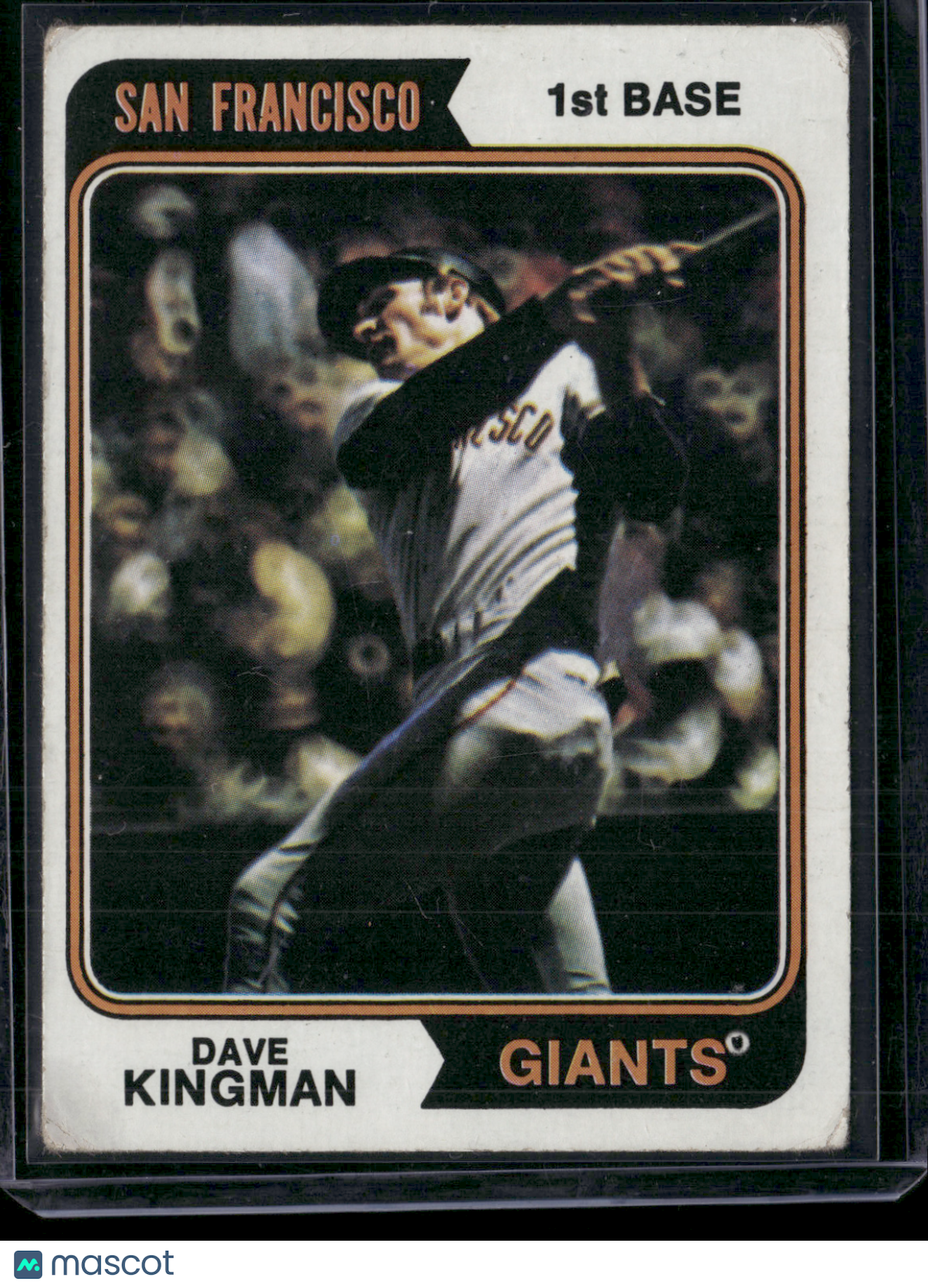 1974 Topps DAVE KINGMAN #610 Light Wrinkle (VG)