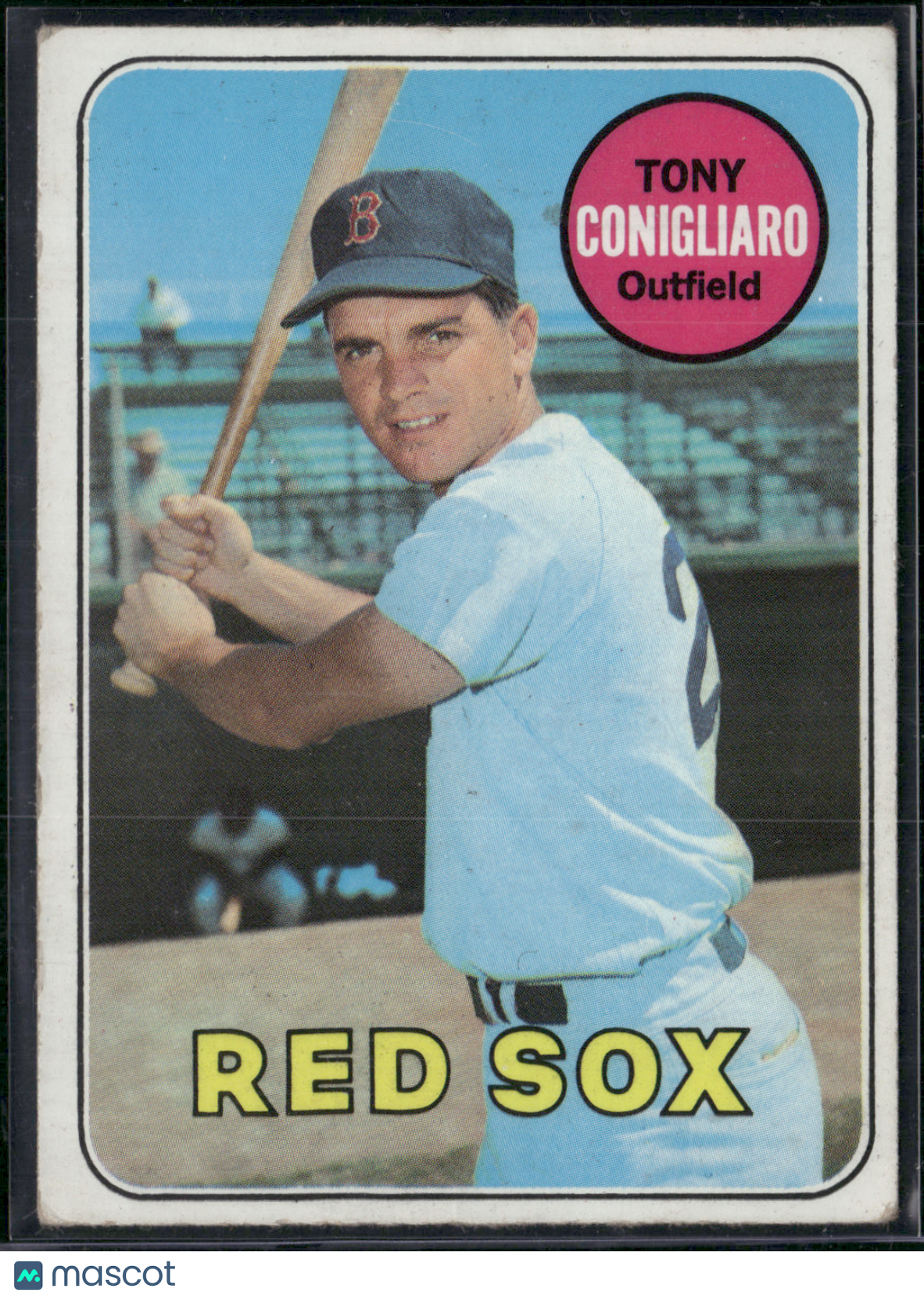 1969 Topps TONY CONIGLIARO #330 (VG/EX)