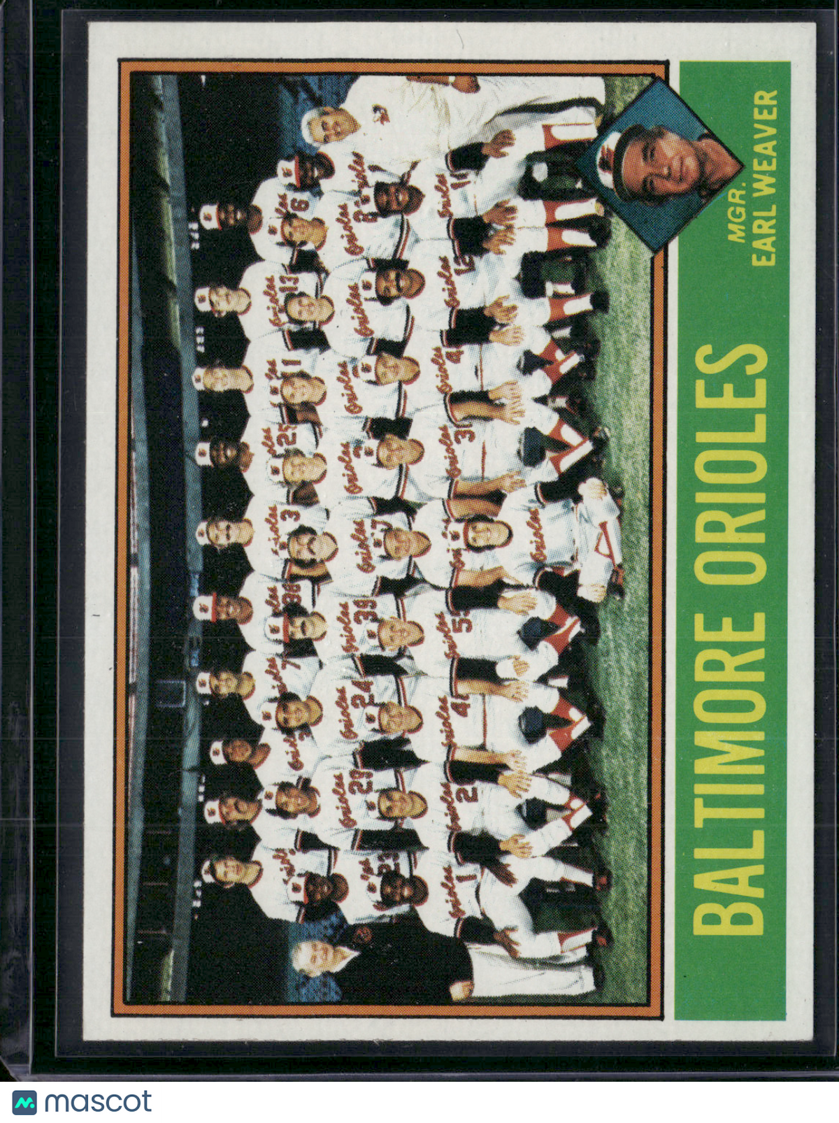 1976 Topps BALTIMORE ORIOLES #73 (EX-EX/MT)