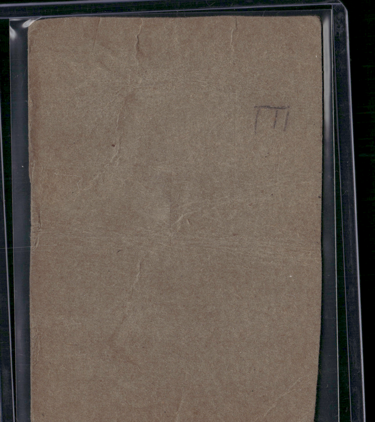 1962 Cereal Box JOHN DAVID CROW #148 Hand Cut Pencil on Back Wrinkles (Good)