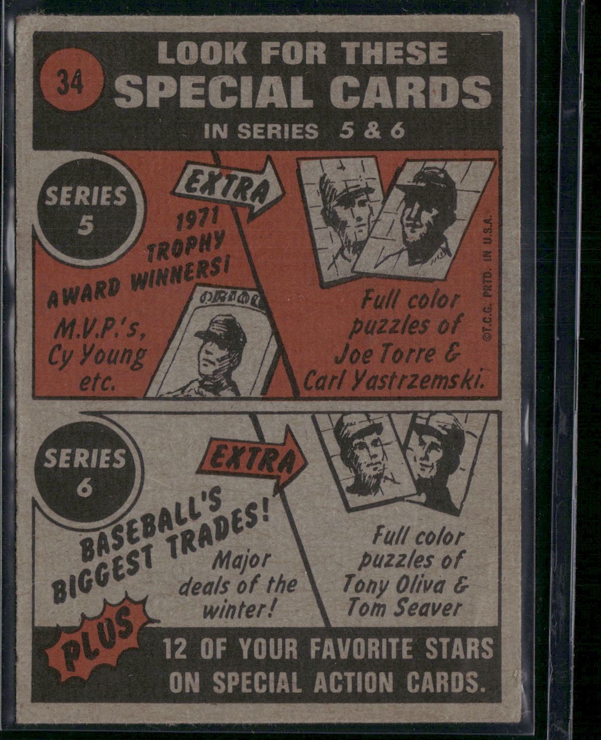 1972 Topps BILLY MARTIN #34 In Action