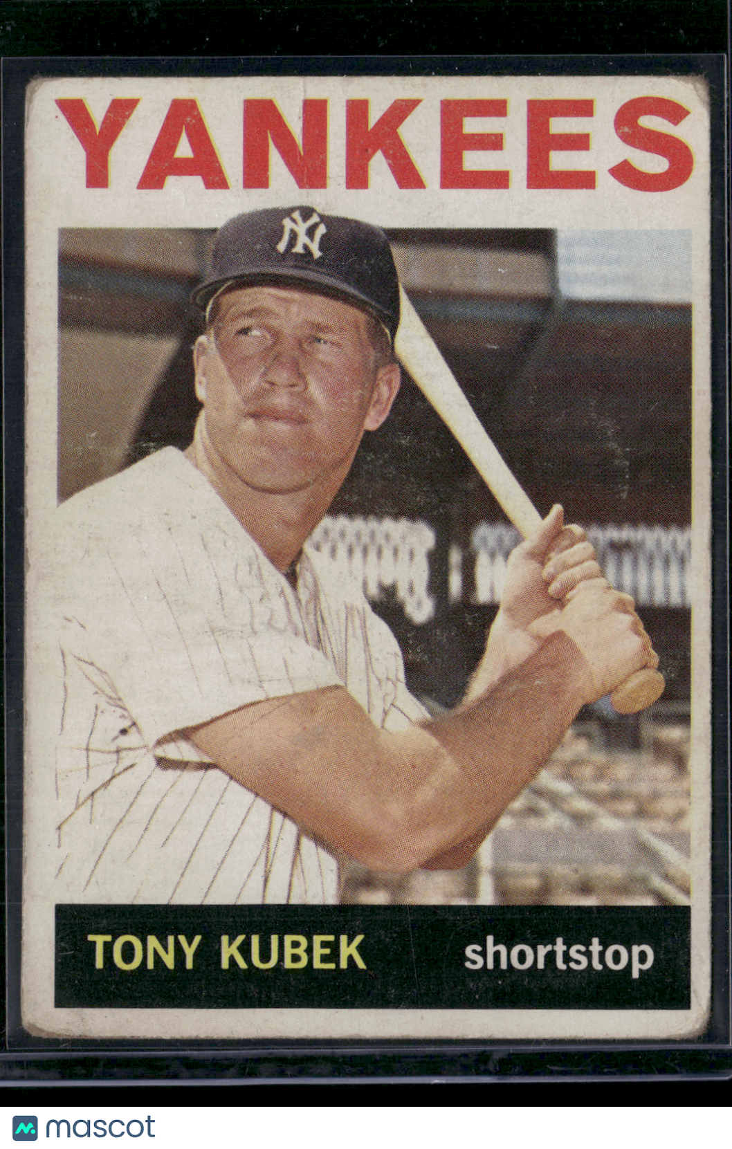 1964 Topps TONY KUBEK #415 Toning (VG)